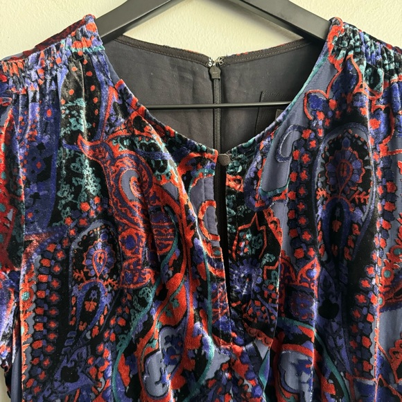 Anthropologie Burnout Velvet Maxi Dress - Picture 7 of 15